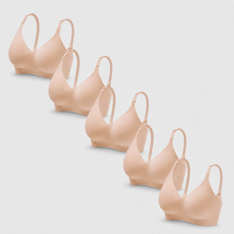 Soft nursing bra full rotation set — NAEVII