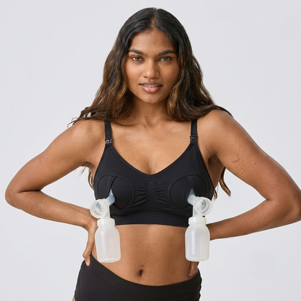 Hands-Free Pumping Bra Women Wireless Adjustable - Set of 3