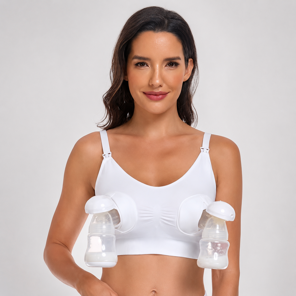 Hands-Free Pumping Bra Women Wireless Adjustable - Set of 3