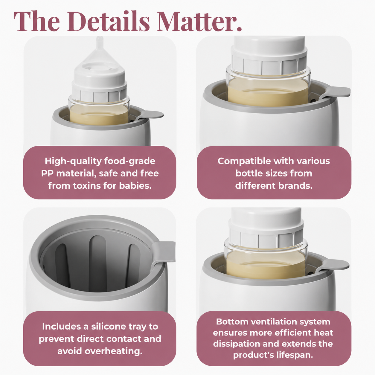 Warma™ 8-in-1 Bottle Warmer & Steriliser