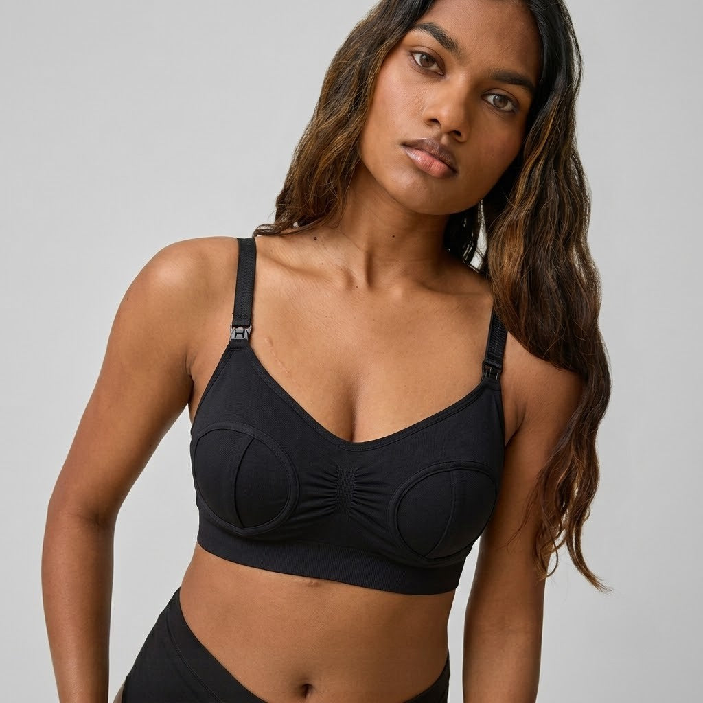 Hands-Free Pumping Bra Women Wireless Adjustable - Set of 3