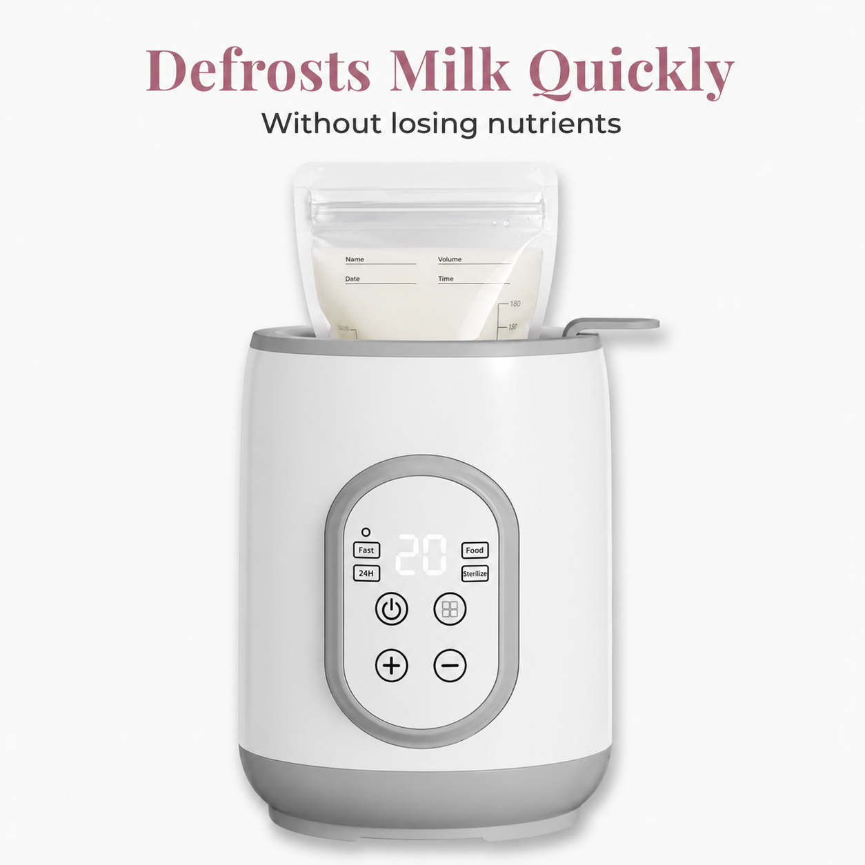Warma™ 8-in-1 Bottle Warmer & Steriliser