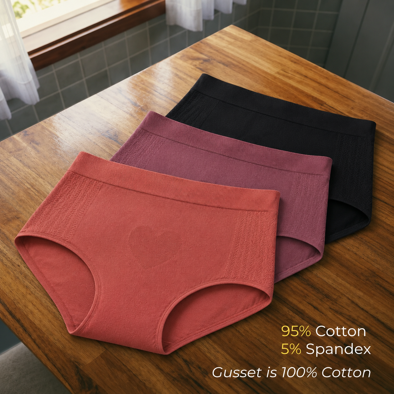 Set of 5 Nurture Maternity Support Briefs