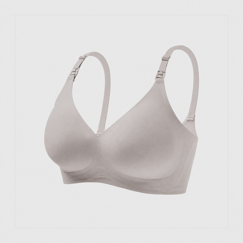 Soft Nursing Bra - Grey