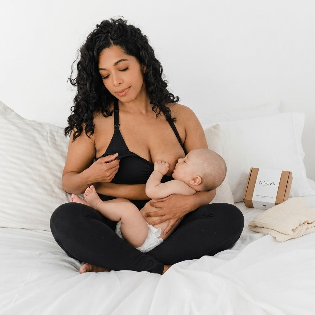 Soft nursing bra three-colour set — NAEVII