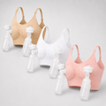Hands-free pumping bra worn under clothing — NAEVII