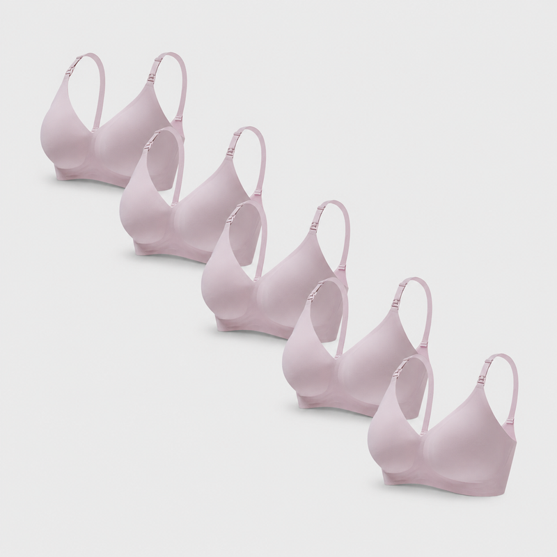Soft nursing bra set colour range — NAEVII