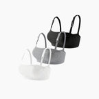 Set of 3 Ribbed Nursing Bras