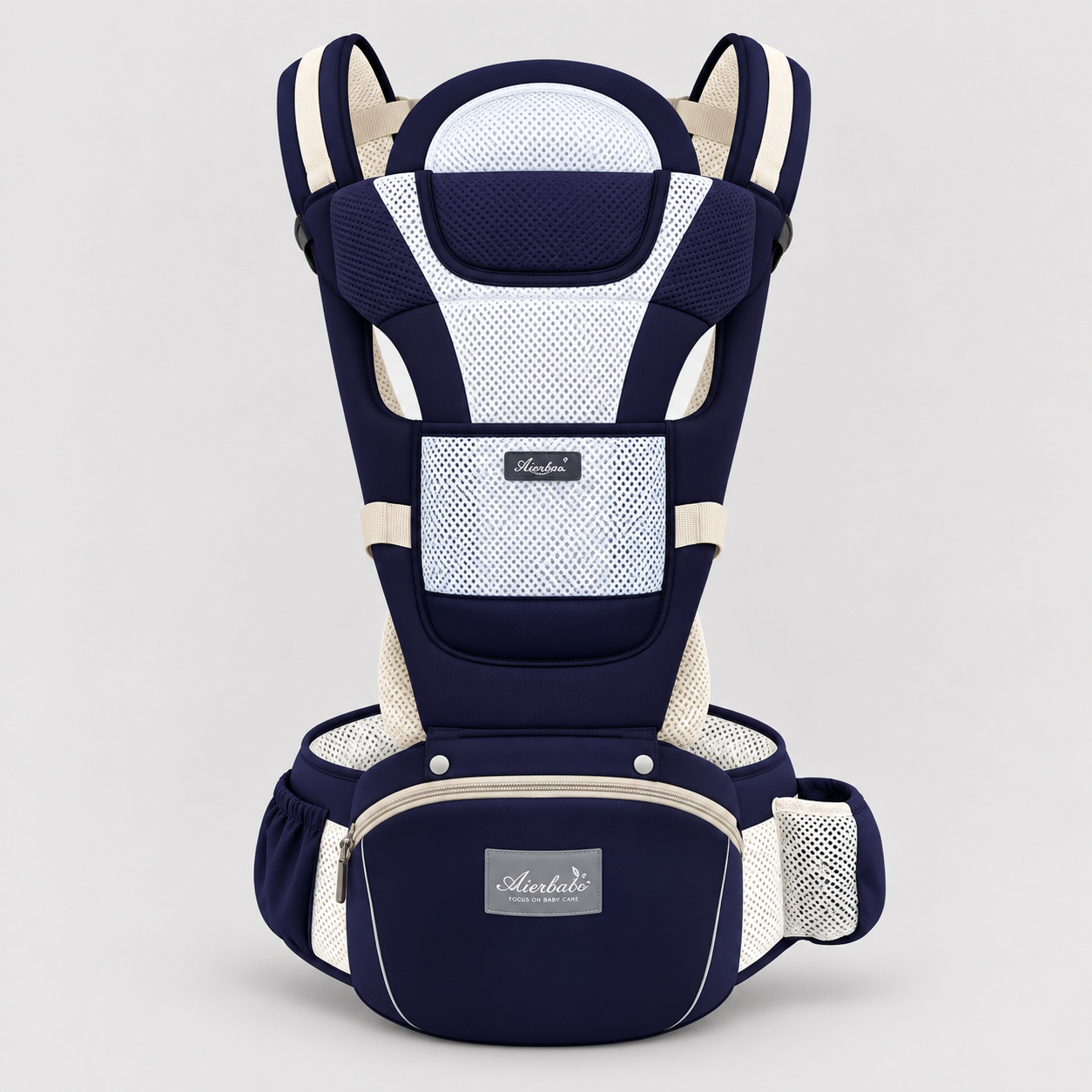 Alba Hip Seat Baby Carrier, 4 Carry Positions