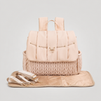 Elara Diaper Bag Backpack, Quilted & Insulated