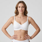Seamless nursing bra front clip access — NAEVII