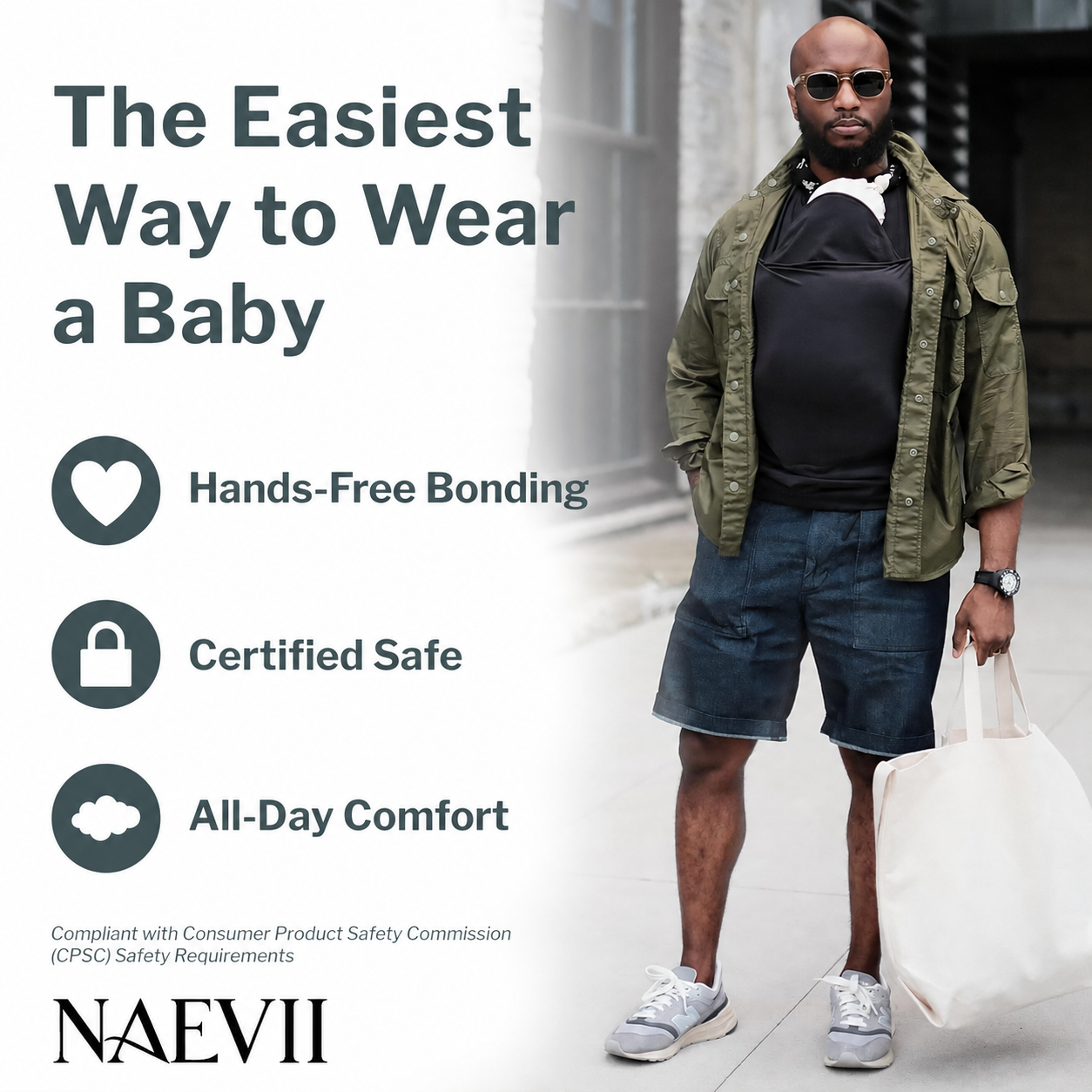 Nesting Dad Shirt worn at home — NAEVII