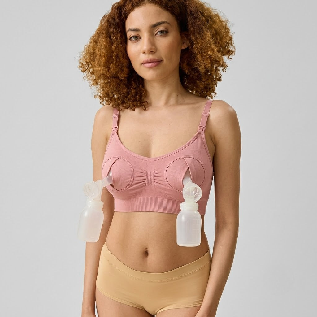 Hands-Free Pumping Bra Women Wireless Adjustable - Set of 3