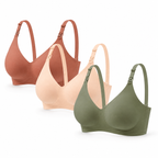 Set of 3 Soft Nursing Bras