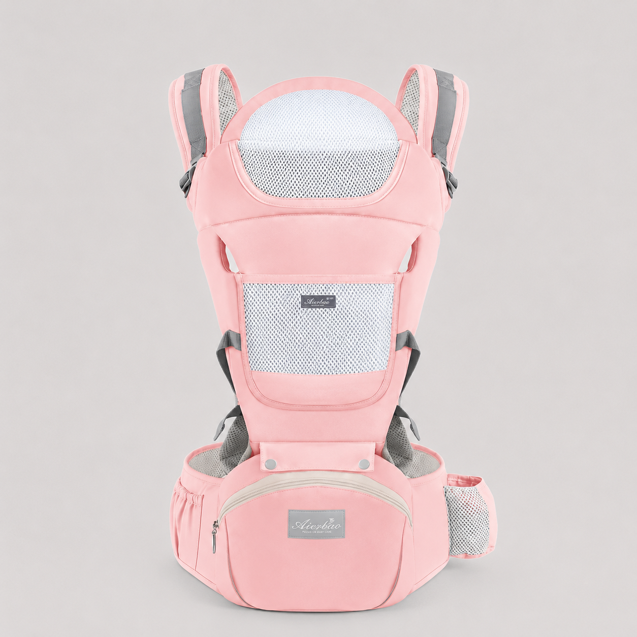 Alba Hip Seat Baby Carrier, 4 Carry Positions