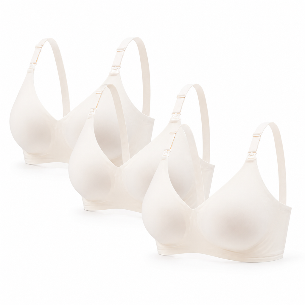 Set of 3 Soft Nursing Bras