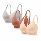 Set of 3 Soft Nursing Bras