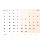 Soft nursing bra size guide — NAEVII