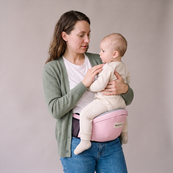 Sena Hip Seat Baby Carrier, Face-to-Face - Pink