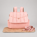 Elara Diaper Bag Backpack, Quilted & Insulated