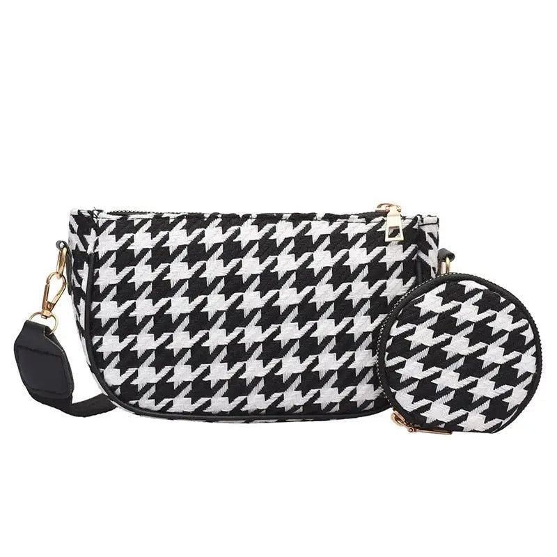 Composite Bag - houndsooth