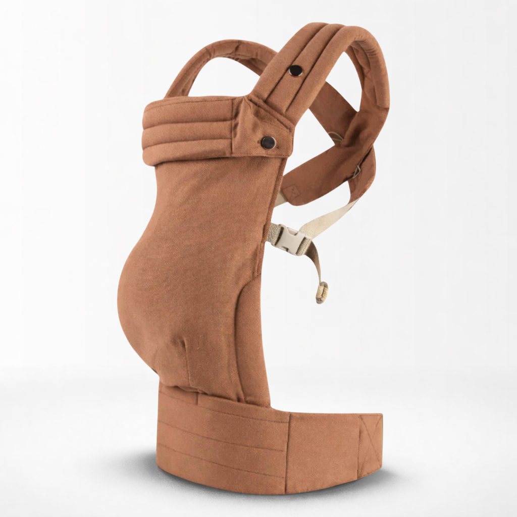NAEVII Soft Baby Carrier in Brown, product view#Color_Brown