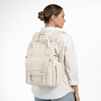 Versatile diaper bag front pocket detail — NAEVII