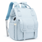 Versatile diaper bag zip and hardware close-up — NAEVII