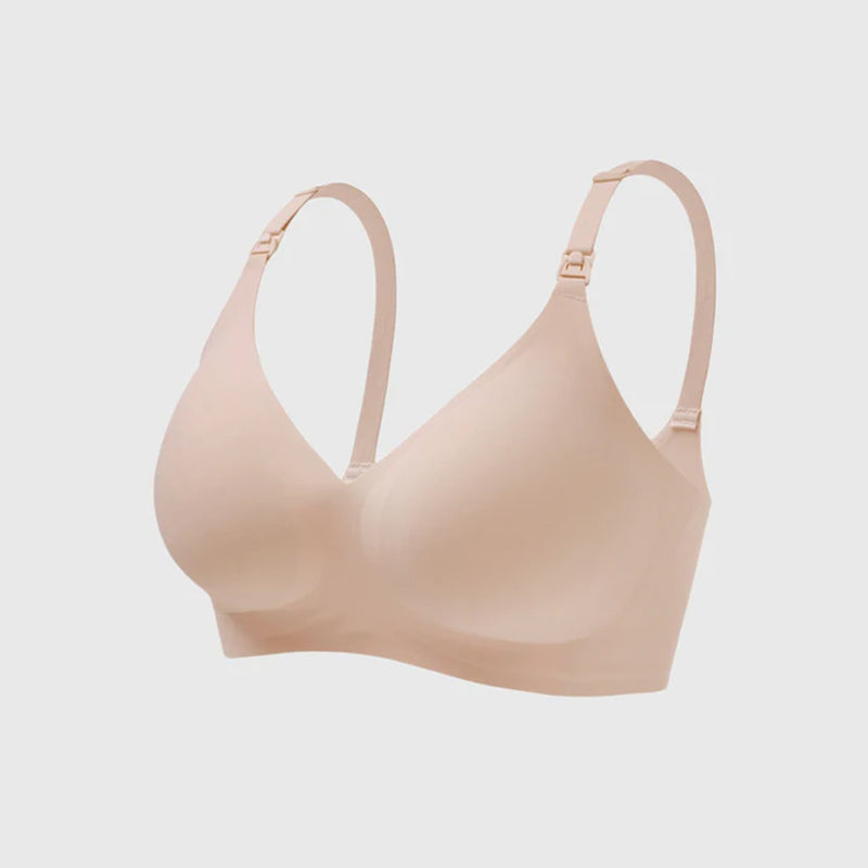 Soft Nursing Bra - Nude