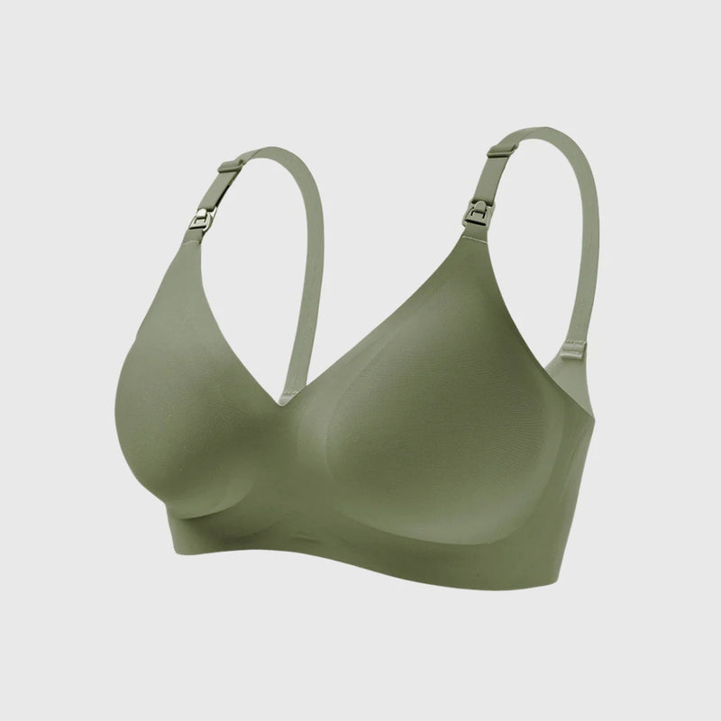 Soft Nursing Bra - Green