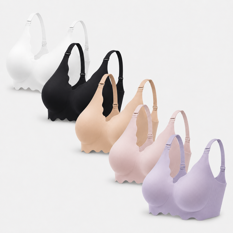 Seamless nursing bra five-colour set — NAEVII
