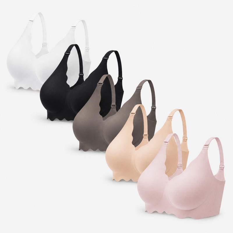 Set of 5 seamless nursing bras — NAEVII