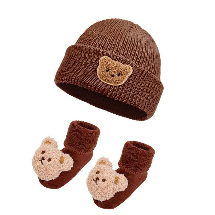 The Cozy Bear Gift Set - Mocha Brown