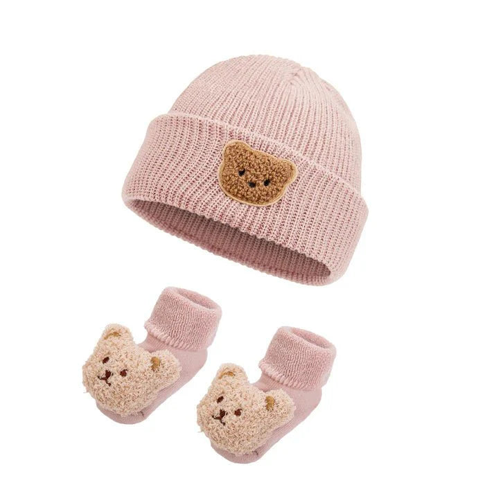 The Cozy Bear Gift Set - Blush Pink